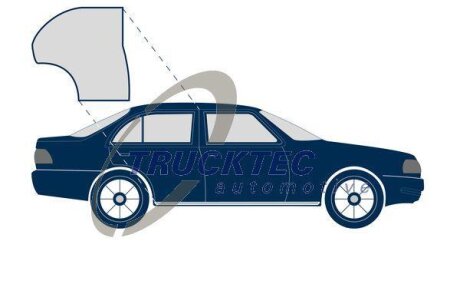 Резинка уплотняющая передней двери TRUCKTEC 02.53.040