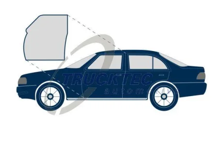 Резинка уплотняющая задней двери TRUCKTEC 02.53.140