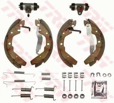 - Ремкомплект гальм (колодки + циліндри) TRW BK1509