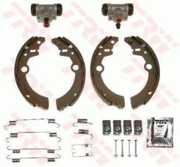 - Ремкомплект гальм (колодки + циліндри) TRW BK1957