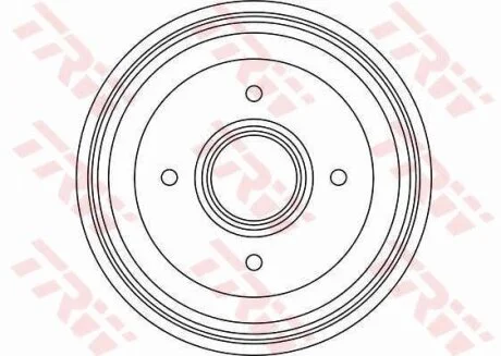 - Гальмівний барабан TRW DB4066