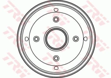 - Гальмівний барабан TRW DB4124