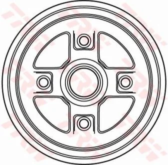 - Гальмівний барабан TRW DB4395