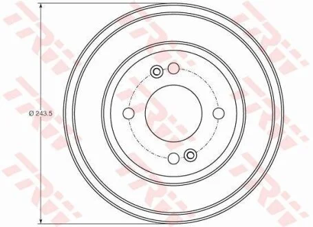- Гальмівний барабан TRW DB4401