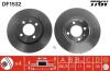 Диск гальмівний передн Лів/Прав CHERY COWIN, COWIN 3 SEAT INCA, TOLEDO I VW CADDY II, CADDY II/MINIVAN, GOLF III, GOLF IV, PASSAT B3/B4, VENTO 1.3-2.0 02.88-12.12 TRW DF1532 (фото 1)