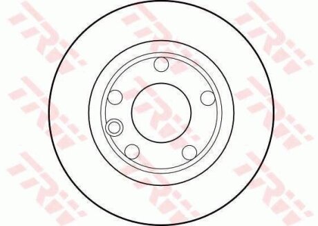 - Гальмівний диск TRW DF1593