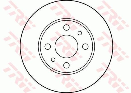 - Гальмівний диск TRW DF1791