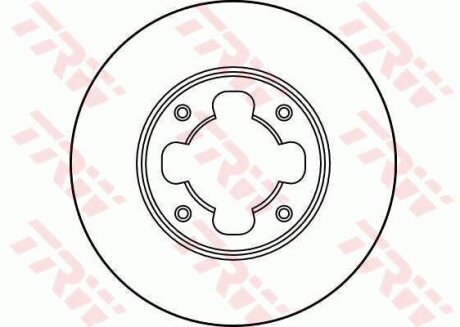 - Гальмівний диск TRW DF2689