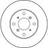 Диск тормозной HONDA ACCORD/PRELUDE 92- перед.вент. TRW DF3109 (фото 2)
