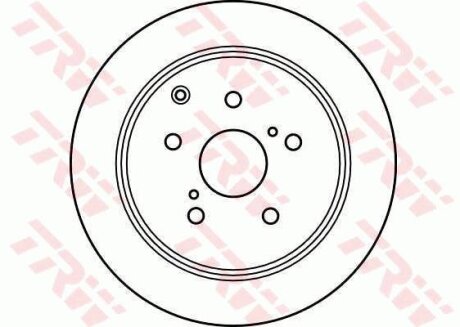 - Гальмівний диск TRW DF4017