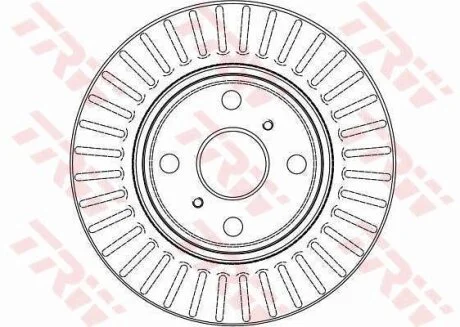 - Гальмівний диск TRW DF4058