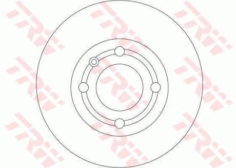 Диск гальмівний задн Лів/Прав AUDI A3, TT SEAT AROSA, CORDOBA, CORDOBA VARIO, CORDOBA VARIO/KOMBI, IBIZA II, IBIZA III SKODA FABIA III VW BORA I, GOLF IV, LUPO I 1.0-2.0 02.93-06.21 TRW DF4062