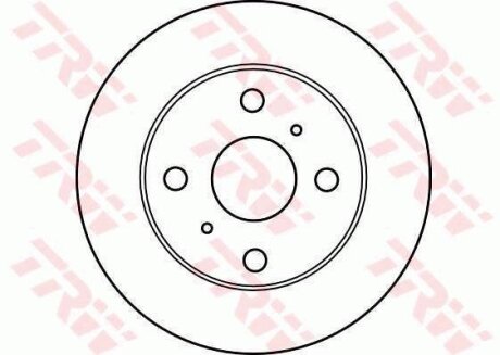 - Гальмівний диск TRW DF4113