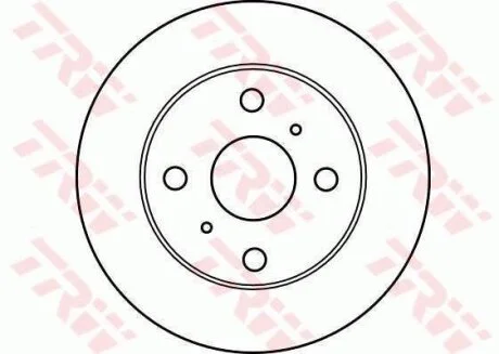 - Гальмівний диск TRW DF4113