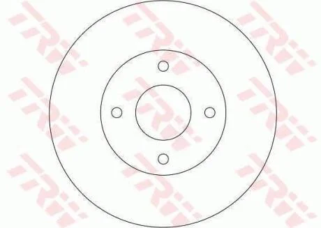 Диск тормозной TRW DF4169