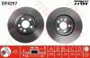 Диск гальмівний (1 шт.) CITROEN/FIAT/LANCIA/PEUGEOT C8/Jumpy/Scudo/807/Expert F "99>> TRW DF4257 (фото 1)