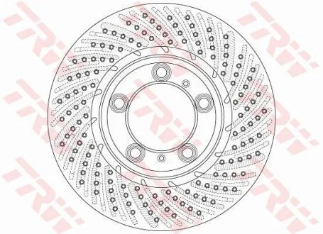 - Гальмівний диск TRW DF6267S