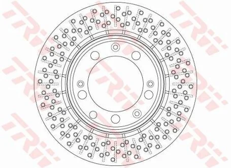 - Гальмівний диск TRW DF6281