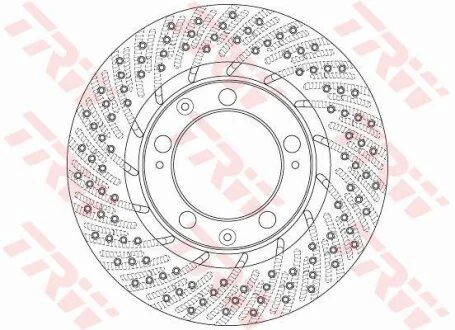 - Гальмівний диск TRW DF6467S