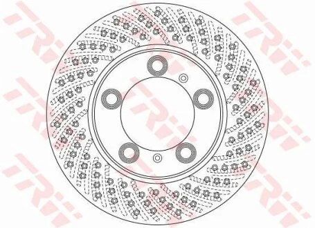 - Гальмівний диск TRW DF6483S