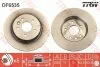 Иск гальмівний задн лів/прав VOLVO C30, C70 II, S40 II, V40, V50, FORD C-MAX, FOCUS C-MAX, FOCUS II, FOCUS III 1.4-2.5 10.03- TRW DF6535 (фото 1)