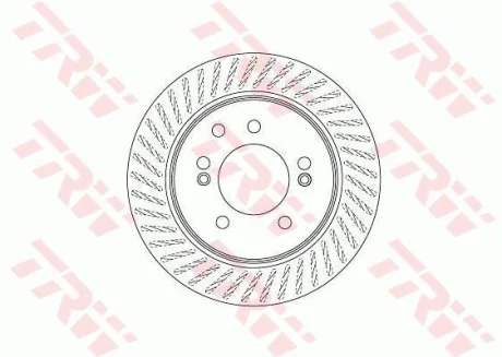 - Гальмівний диск TRW DF6710
