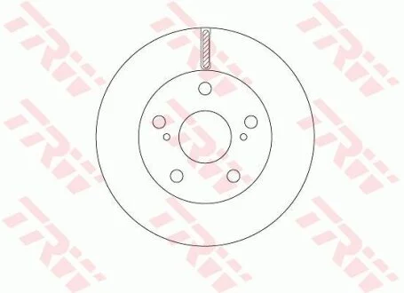 - Гальмівний диск TRW DF6782S