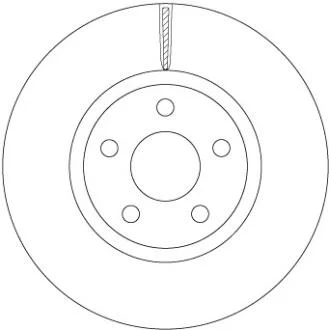 Гальмівний диск TRW DF6810S