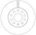 Диск гальмівний SEAT/SKODA/VW Leon/Octavia/Golf "F D=276mm "14>> TRW DF6903S (фото 1)