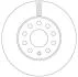 Диск гальмівний SEAT/SKODA/VW Leon/Octavia/Golf "F D=276mm "14>> TRW DF6903S (фото 1)