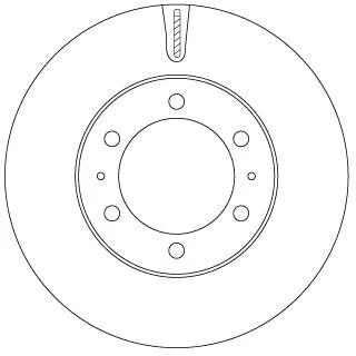- Гальмівний диск TRW DF7827S