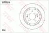 Диск гальмівний (1 шт.) HYUNDAI/KIA Grandeur/Optima/Soul "R D=284mm "11>> TRW DF7953 (фото 1)