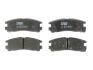 Комплект гальмівних колодок задн, CHRYSLER SEBRING DODGE STEALTH MITSUBISHI 3000 GT, ECLIPSE I, ECLIPSE II, ECLIPSE III, ECLIPSE IV, GALANT IX, GALANT VII, GALANT VIII, MAGNA 1.8-3.8 06.87- TRW GDB1023 (фото 1)