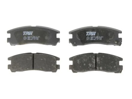 Комплект гальмівних колодок задн, CHRYSLER SEBRING DODGE STEALTH MITSUBISHI 3000 GT, ECLIPSE I, ECLIPSE II, ECLIPSE III, ECLIPSE IV, GALANT IX, GALANT VII, GALANT VIII, MAGNA 1.8-3.8 06.87- TRW GDB1023