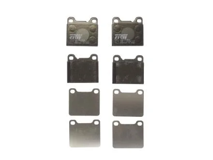 Комплект гальмівних колодок задн, VOLVO 240, 260, 740, 760, 780, 850, 940, 940 II, 960, 960 II, C70 I, S70, V70 I, V90 I MASERATI BITURBO SPYDER 2.0-2.9 08.74-10.05 TRW GDB1160