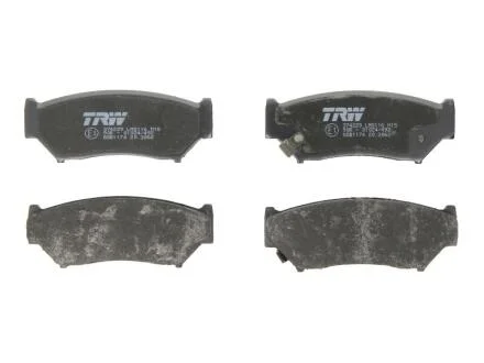Комплект тормозных колодок, дисковый тормоз TRW GDB1174