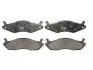 Комплект гальмівних колодок передн, CHEVROLET CAPRICE HUMMER HUMMER H1 JEEP CHEROKEE, CJ5 - CJ8, COMANCHE, GRANDEER, WRANGLER I 2.1D-6.5D 09.79-12.04 TRW GDB1207 (фото 1)