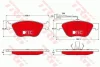 - Гальмівні колодки до дисків TRW GDB1212DTE (фото 1)