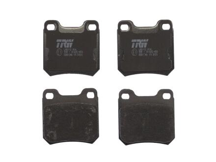 Комплект гальмівних колодок задн, OPEL KADETT E, OMEGA A, OMEGA B, SENATOR B, VECTRA B SAAB 900 II, 9-3, 9-5 1.6-3.6 09.84-12.09 TRW GDB1346
