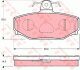 Комплект тормозных колодок, дисковый тормоз TRW GDB1377 (фото 1)