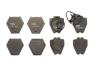 Комплект гальмівних колодок передн, AUDI A4 B5, A6 C5, ALLROAD C5 VW PASSAT B5, PASSAT B5.5, PHAETON 1.8-4.2 08.96-03.16 TRW GDB1381 (фото 1)