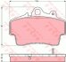 Колодки тормозные PORSCHE 911/BOXTER 96- перед. TRW GDB1394 (фото 1)