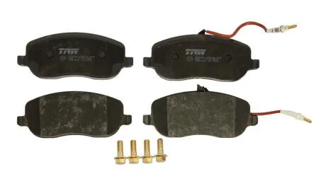 Комплект гальмівних колодок передн (з комплектуючими з гвинтами гальмівного супорта), CITROEN C8, JUMPY I FIAT SCUDO, ULYSSE LANCIA PHEDRA PEUGEOT 807, EXPERT 1.6-3.0 02.96- TRW GDB1503