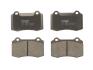 Комплект гальмівних колодок задн/передн, DS DS 3 VOLVO S60 I, V70 II CITROEN DS3 JAGUAR S-TYPE II, XJ PEUGEOT 208 I SEAT IBIZA II TESLA MODEL X 1.2-Electric 07.00- TRW GDB1513 (фото 1)