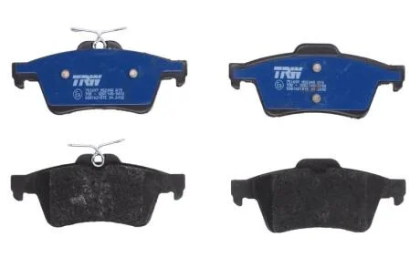 Комплект гальмівних колодок задн ((EN) for hybrid vehicles), CITROEN DS5 PEUGEOT 3008 I, 508 I 1.6H/2.0DH 11.10-12.18 TRW GDB1621BTE