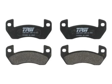 Комплект тормозных колодок, дисковый тормоз TRW GDB1680