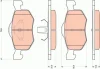 - Гальмівні колодки до дисків TRW GDB1753 (фото 1)