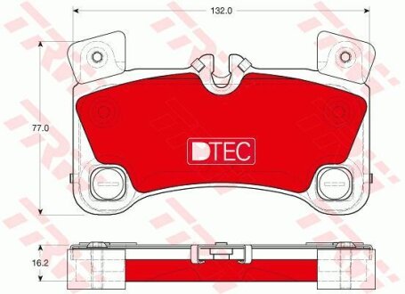 - Гальмівні колодки до дисків TRW GDB1775DTE