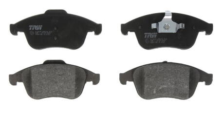 Комплект гальмівних колодок передн, PORSCHE 911 RENAULT CLIO IV, GRAND SCENIC III, LAGUNA, LAGUNA III, LATITUDE, MEGANE III, SCENIC III 1.2-3.6 10.01- TRW GDB1788