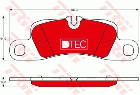 - Гальмівні колодки до дисків TRW GDB1839DTE